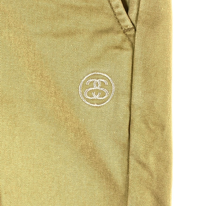 STUSSY ステューシー SSリンク刺繡 チノトラウザーパンツ ベージュ size 36 瑞穂店