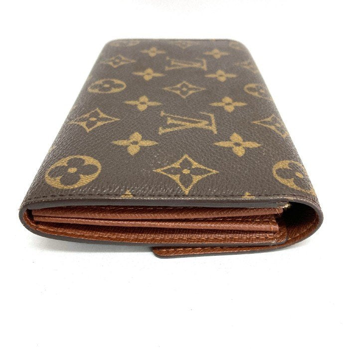 LOUIS VUITTON ルイヴィトン M61725 モノグラム ポシェット ポルトモネ クレディ 二つ折り 長財布 ブラウン 瑞穂店