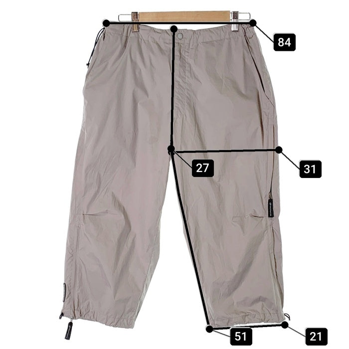 00's NIKE ナイキ クロップドパンツ グレー ポリエステル Size 32 福生店
