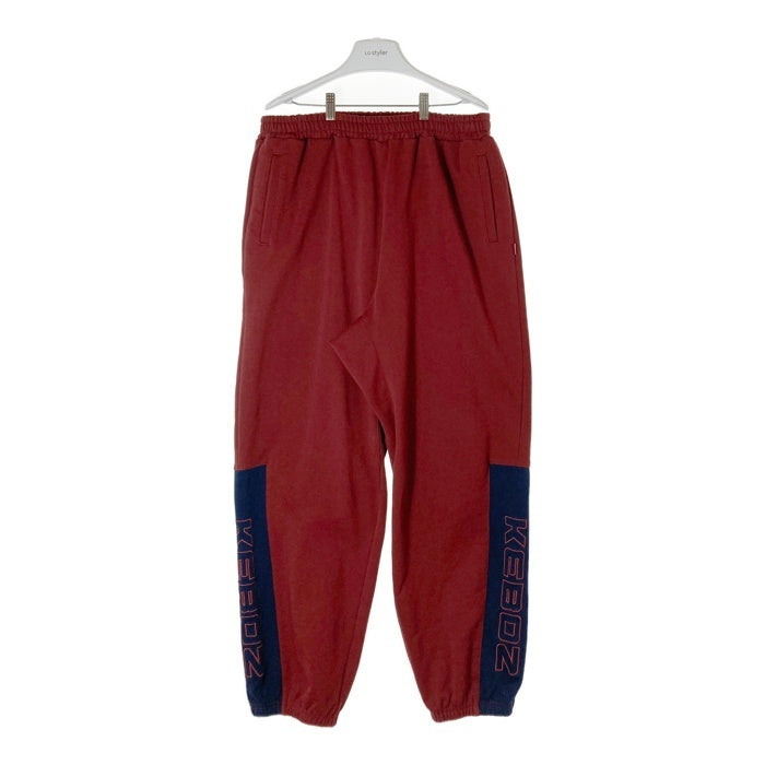 KEBOZ ケボズ KAC PANELED SWEAT PANTS スウェットパンツ バーガンディ sizeXXL 瑞穂店