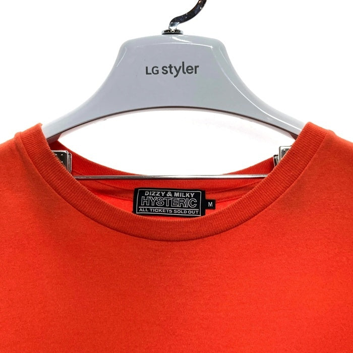 HYSTERIC GLAMOUR ヒステリックグラマー 23SS VAMPIRELLA CAUGHT DEMONS ヴァンピレラ デーモン プリントTシャツ オレンジ 02232CT07 Size M 瑞穂店