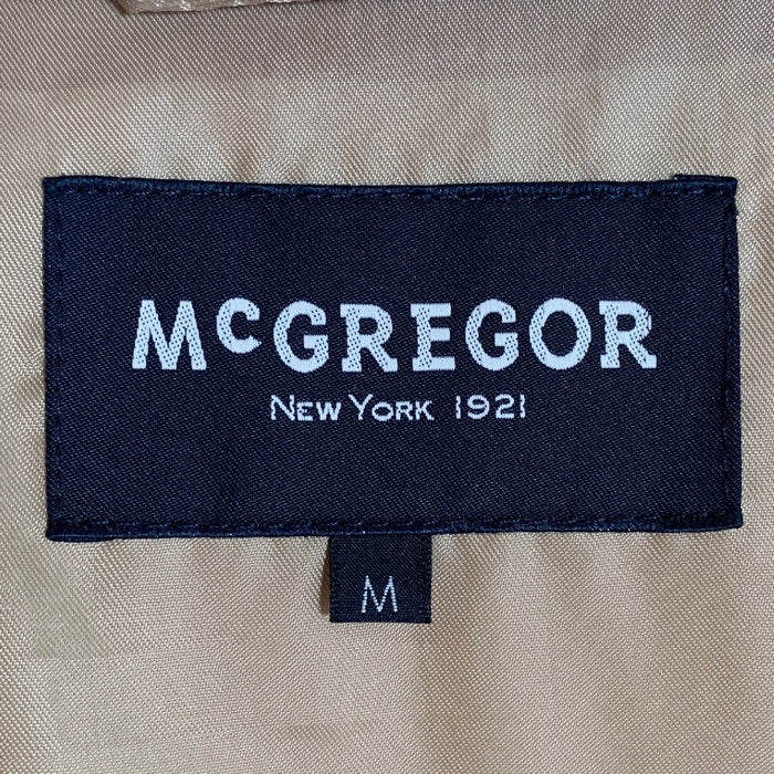 McGREGOR マクレガー フェイクスウェード スウィングトップ ハリントンジャケット ベージュ 119116601 Size M 福生店