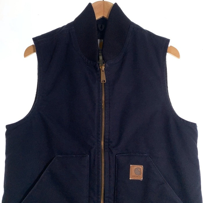 Carhartt カーハート Duck Vest ダックベスト 裏キルティング ネイビー V02 MDT Size S-R 福生店