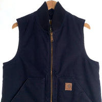 Carhartt カーハート Duck Vest ダックベスト 裏キルティング ネイビー V02 MDT Size S-R 福生店