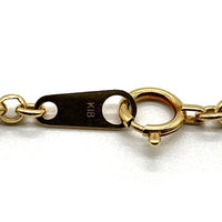 K18 ゴールド チェーン ネックレス ゴールド Size 45cm 福生店