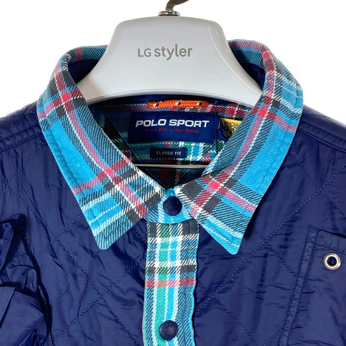 POLO SPORT ポロスポーツ RED ROCKS チェックシャツ ジャケット ターコイズ sizeXXL 瑞穂店