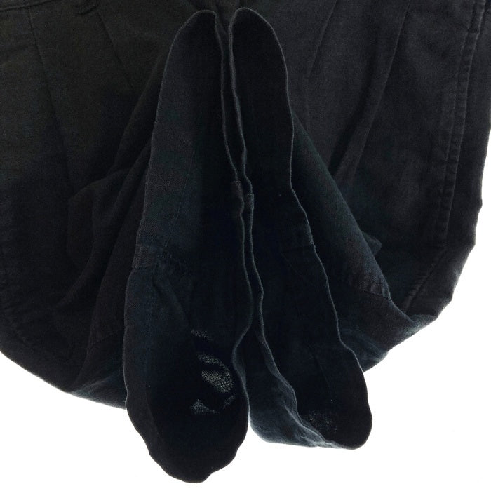 CHAPS RALPH LAUREN チャップスラルフローレン リネン ツータックショートパンツ ブラック size32 瑞穂店