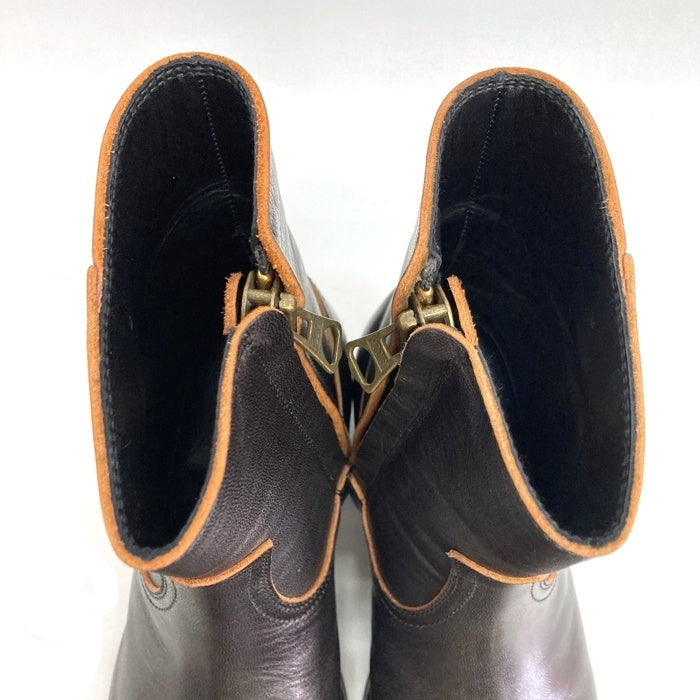 ADDICT CLOTHES アディクトクローズ AB-05H-CL HORSEHIDE ZIP WESTERN BOOTS ホースハイド ジップ ウエスタンブーツ ブラック size26cm 瑞穂店