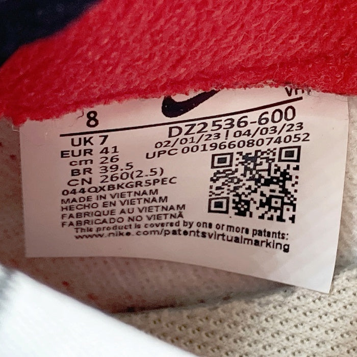 NIKE ナイキ DZ2536-600 DUNK LOW RETRO PRM ダンク ロー スニーカー レトロ プレミアム シカゴ スプリット レッド size26cm 瑞穂店