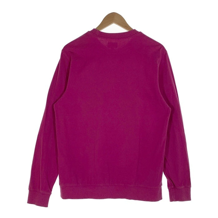 SUPREME シュプリーム Small Box Pique L/S Tee スモールボックスロゴ ピケ ロングスリーブTシャツ パープル 鹿の子 Size M 福生店