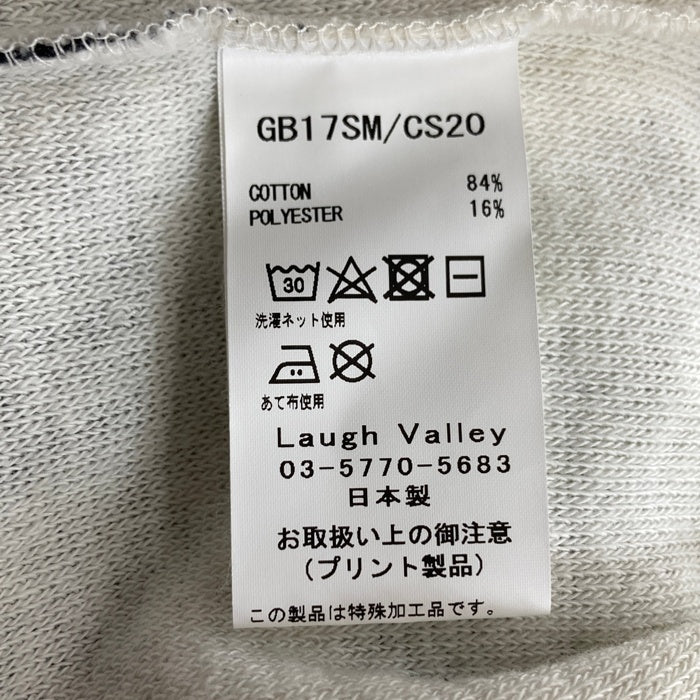 glamb グラム Simons border CS シモンズボーダーカットソー パイル地 ホワイト ブラック GB17SM/CS20 Size 4 瑞穂店