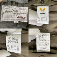 AVIREX アヴィレックス BLACK KNIGHTS MA-1 フライトジャケット 中綿 オリーブ 6152158 Size 2XL 福生店