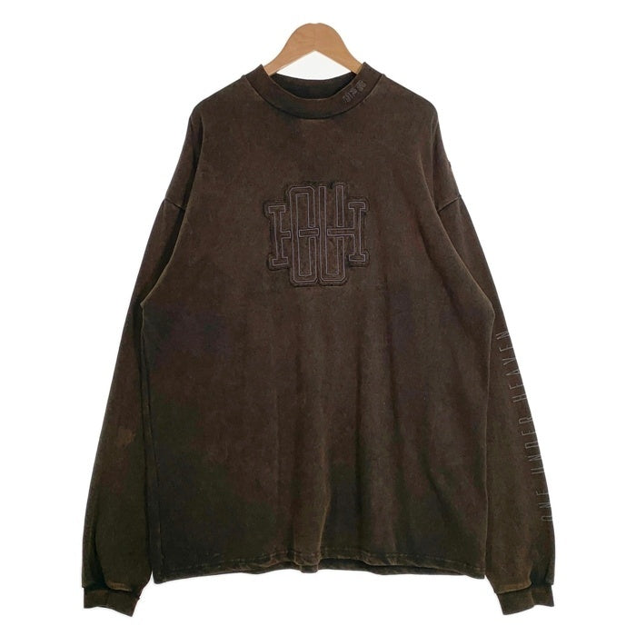 ONE UNDER HEAVEN ワンアンダーヘヴン フロント刺繡 ロングスリーブT
