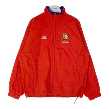 Supreme シュプリーム UMBRO アンブロ 23FW Cotton Ripstop Track Jacket コットンリップストップ トラックジャケット レッド sizeM 瑞穂店