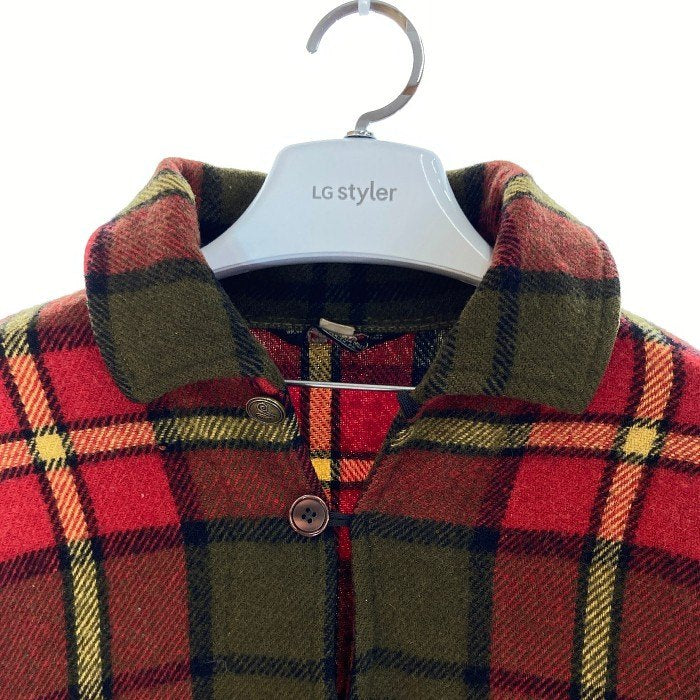 50-60's Woolrich ウールリッチ プルオーバー ウールシャツ レッド SizeL 瑞穂店