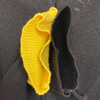 DIESEL ディーゼル 薄手ニットワンピース 黒 黄 紫 size不明 瑞穂店