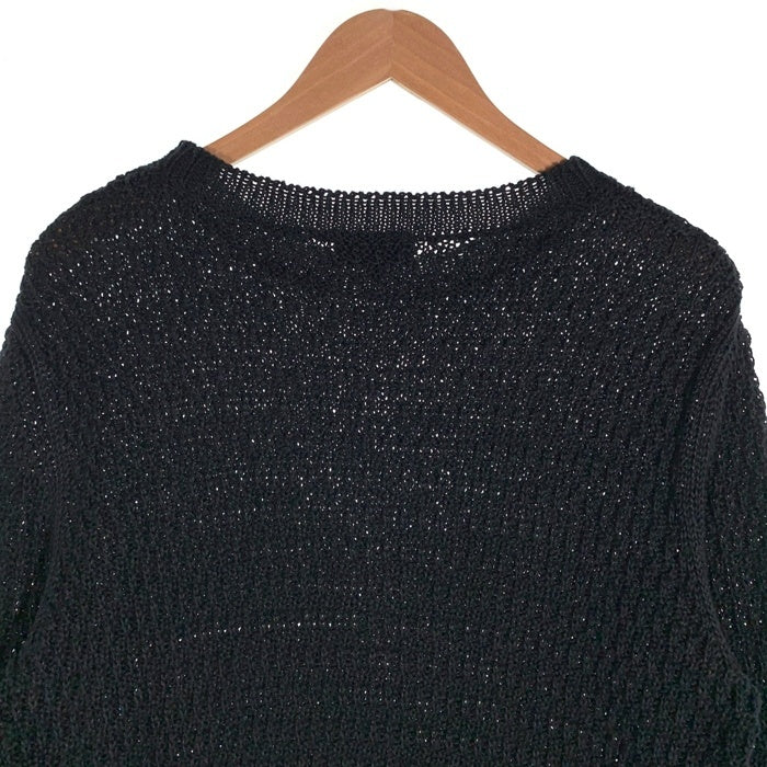 A.P.C. アーペーセー ニット セーター リネン ブラック 24193-1-82531 Size M 福生店