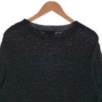 A.P.C. アーペーセー ニット セーター リネン ブラック 24193-1-82531 Size M 福生店