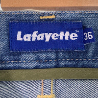 Lafayette ラファイエット テーパード デニムパンツ USED加工 Size 36 福生店