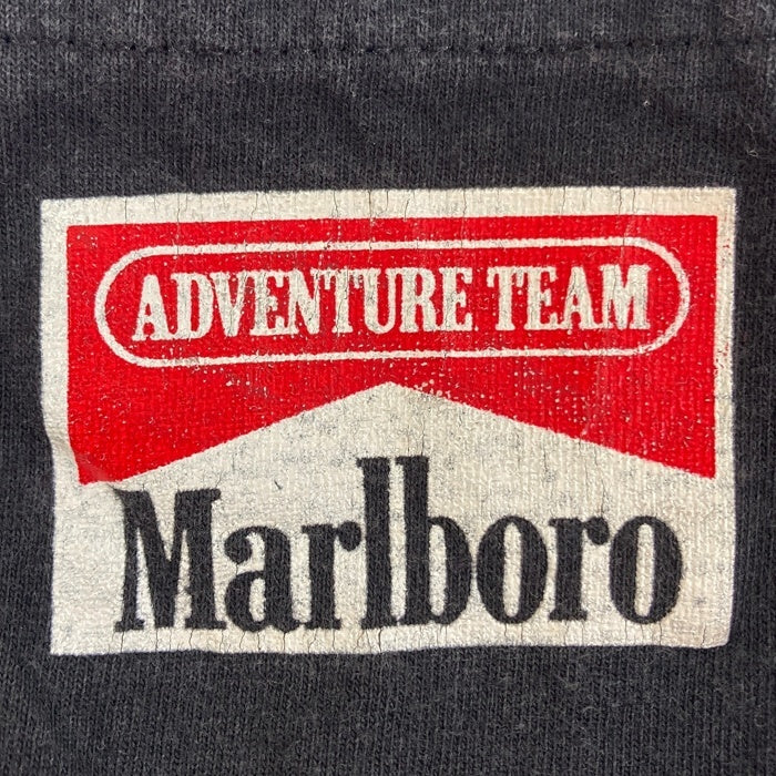 Marlboro マルボロ 90's Hanesボディ シングルステッチ Coyote Bluff ポケット付きTシャツ ブラック sizeXL 瑞穂店