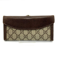 GUCCI グッチ GGキャンバス ホースビット 長財布 オールドグッチ ベージュ 福生店