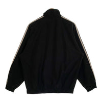 90-00's adidas アディダス スリーストライプ トラックジャケット トレフォイル刺繡 ブラック 万国旗タグ ベトナム製 Size L 福生店