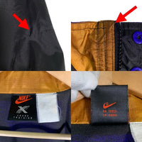 90’s NIKE ナイキ CROSS TRAINING リップストップ ナイロンジャケット パープル ブラック Size M 相当 福生店