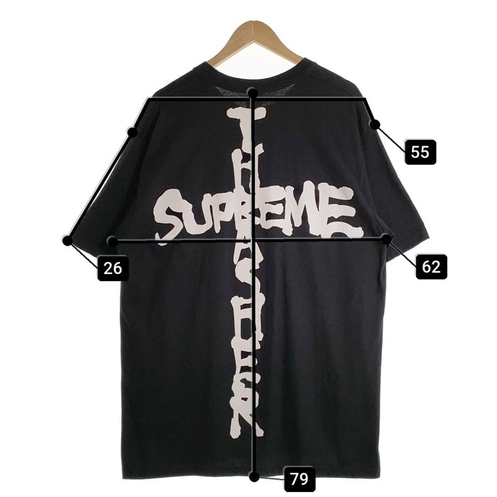 SUPREME シュプリーム 24AW Thrasher Cross Tee スラッシャー クロス プリントTシャツ ブラック Size XL 福生店