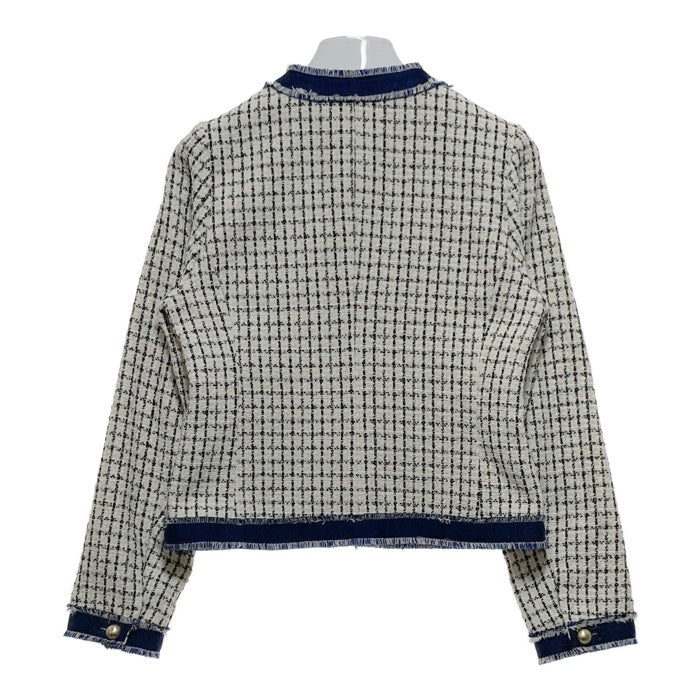 FENNEL フェンネル ツイードジャケット ブルー size38 瑞穂店