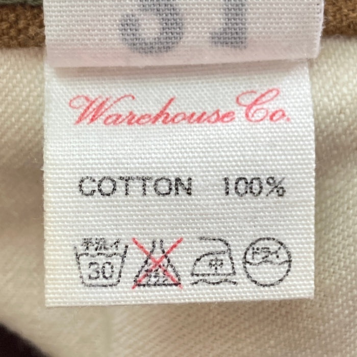 HELLER'S CAFE WAREHOUSE ヘラーズカフェ ウエアハウス サスペンダーボタン シンチバック ダック素材 ワークパンツ ブラウン size31 瑞穂店