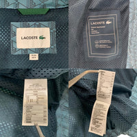 LACOSTE ラコステ モノグラムジャガード 撥水ジャケット ナイロンジャケット ライトブルー BH2588 Size US M 福生店