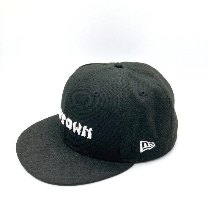NEWERA×DOG TOWN ニューエラ×ドッグタウン ロゴ刺繍 キャップ ブラック size62.5cm 瑞穂店