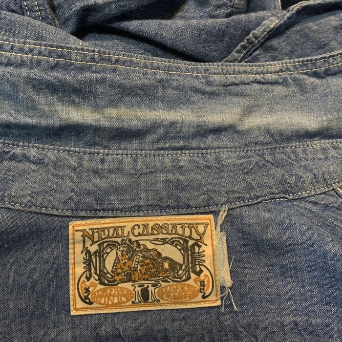 FREE WHEELERS フリーホイラーズ NEAL CASSADY シャンブレー ワークシャツ ブルー Size 16 福生店