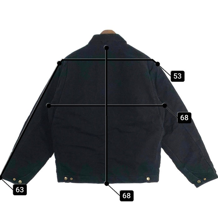 Carhartt WIP カーハートワークインプログレス OG DETROIT JACKET デトロイトジャケット ダック地 内キルティング ブラック I027358.00E Size M 福生店