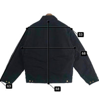 Carhartt WIP カーハートワークインプログレス OG DETROIT JACKET デトロイトジャケット ダック地 内キルティング ブラック I027358.00E Size M 福生店