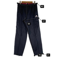 00's adidas アディダス トラックスーツ ハーフジッププルオーバートップ パンツ ジャージ ブラック 日本製 Size XO 福生店