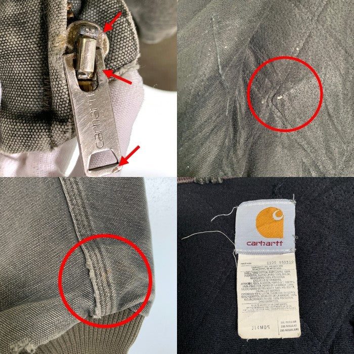 00's Carhartt カーハート サンタフェジャケット ダック モスグリーン J14MOS 05/00 Size 2XL-R 福生店