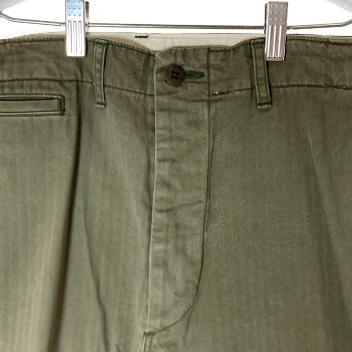 STANDARD CALIFORNIA スタンダードカリフォルニア ヘリンボーン テーパードパンツ オリーブ size36 瑞穂店