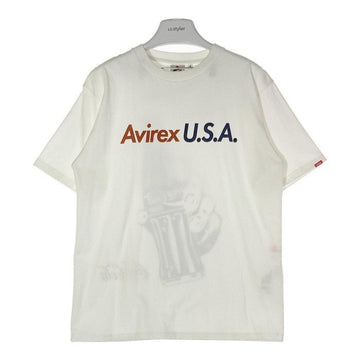 AVIREX アヴィレックス 783-3134110 AVIREX×COKE Tシャツ プリント ホワイト SizeM 瑞穂店