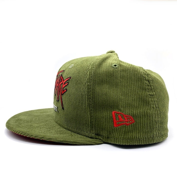 NEW ERA ニューエラ A NIGHTMARE on Elm Street エルム街の悪夢 59FIFTY ベースボールキャップ コーデュロイ モスグリーン Size 7 1/2 (59.6cm) 福生店