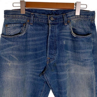 Levi's リーバイス 501XX BIG E ビッグイー 1966 復刻 カンヌキ 赤耳 セルビッチ デニムパンツ ライトブルー 66466-0013 Size W32 L32 福生店