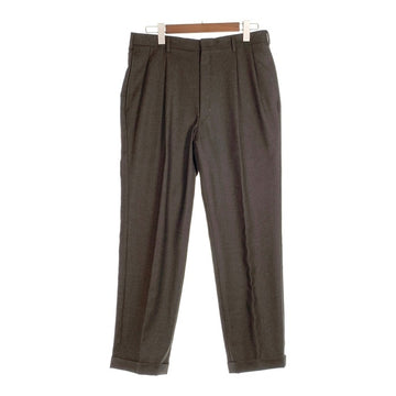 Brooks Brothers ブルックスブラザーズ ウール 2タック スラックス パンツ ダークブラウン Size 35 福生店