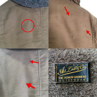 AtLast&Co. アットラスト FIELD COAT フィールドコート ショールカラー ボア ダブル ジャケット ブラウン Lot614 Size 40 福生店