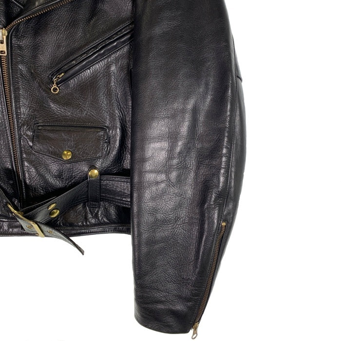 VANSON バンソン C2 レザーダブルライダースジャケット ブラック 現行 Size 44 福生店