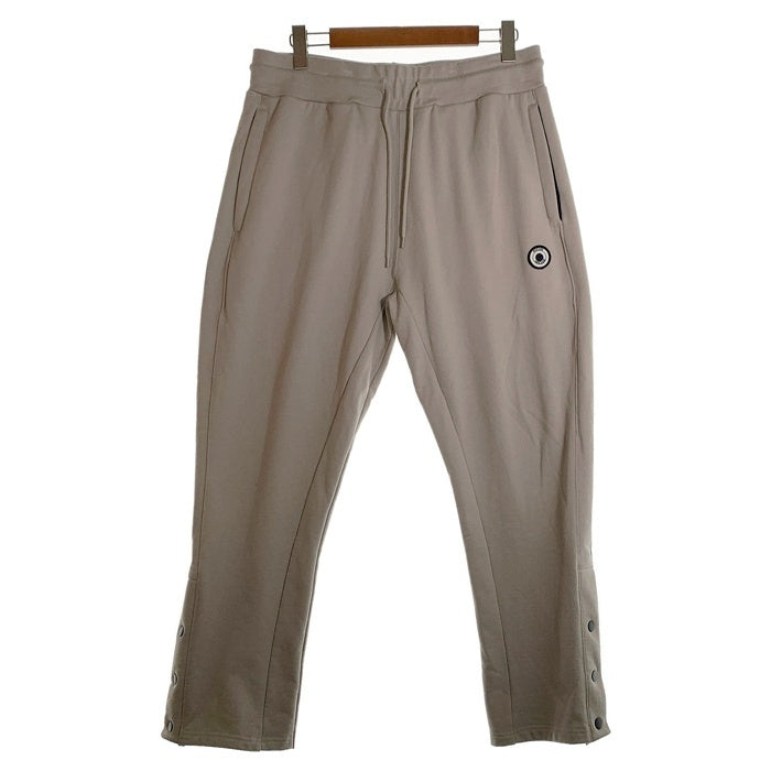 EXAMPLE エグザンプル ROUND LOGO PATCH SIDE BUTTON SWEAT PANTS ラウンドロゴ サイドボタン スウェットパンツ ベージュ Size XXL 福生店