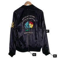 RUDE GALLARY TOKYO ルード ギャラリー トウキョウ 21AW OTO SKULL × MEX MARIA REVERSIBLE SOUVENIR JACKET マリア リバーシブル スーベニア ジャケット スカジャン ブラック Size 2 (Sサイズ） 福生店
