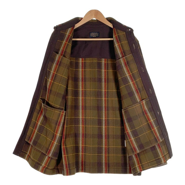 PENDLETON ペンドルトン ウールシャツ ブラウン RK354 厚手 Size L 相当 福生店