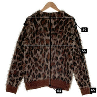 HYSTERIC GLAMOUR ヒステリックグラマー アルパカ混 ニットカーディガン レオパード 02213ND04 Size S 福生店