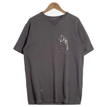 Dior ディオール 22AW Travis Scott トラヴィススコット 刺繡 ペンキ加工 オーバーサイズTシャツ チャコール 283J685B0554 Size M 福生店