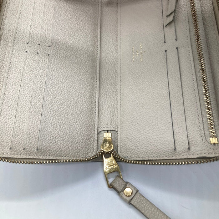 LOUIS VUITTON ルイヴィトン M93437 長財布 ポルトフォイユ・スクレット ロン モノグラム・アンプラント アイボリー 瑞穂店